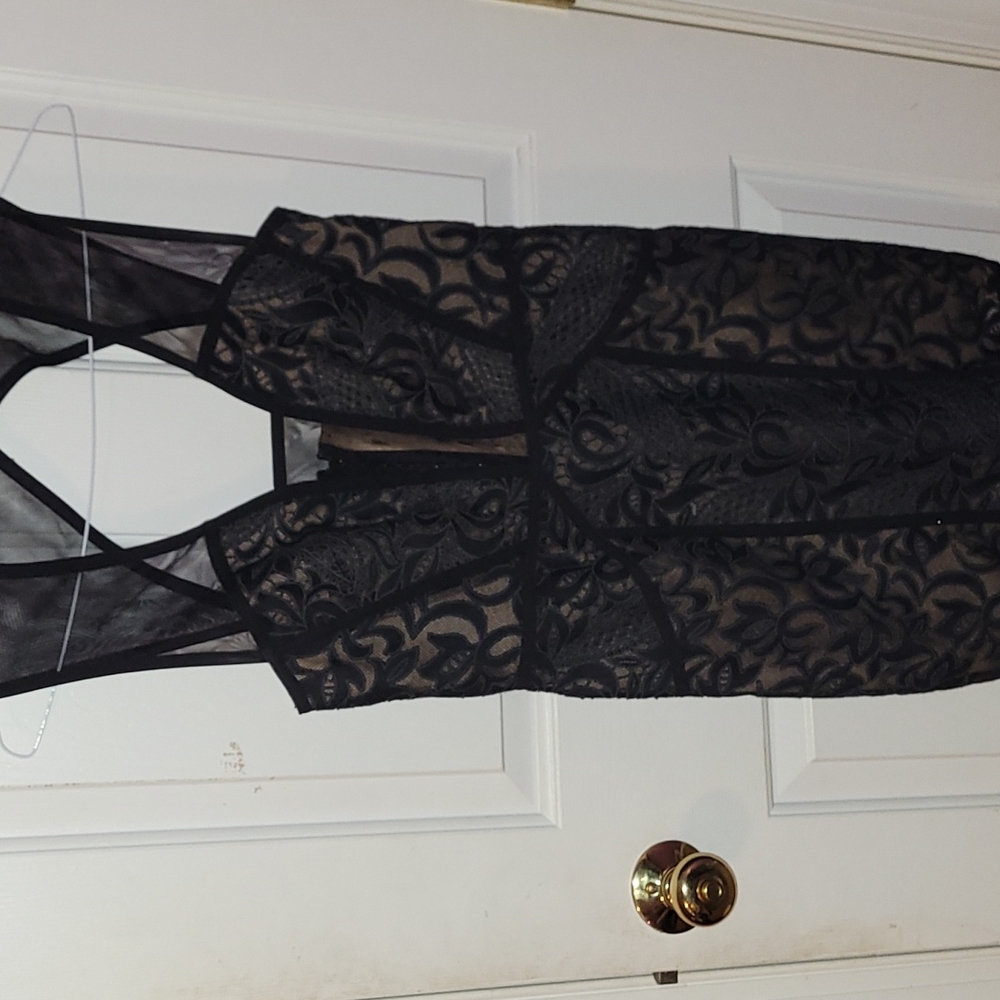 Black minidress
